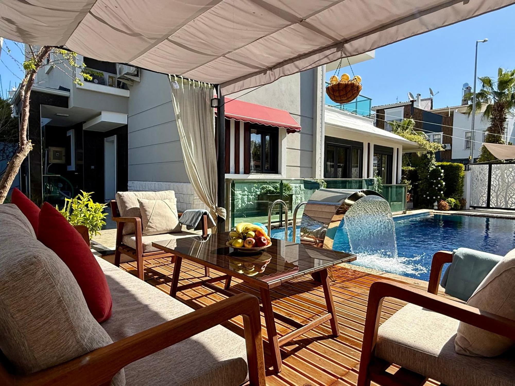 Villa Annabell1 With Swimming Pool And Jacuzzi, 3 Floors Белек Экстерьер фото
